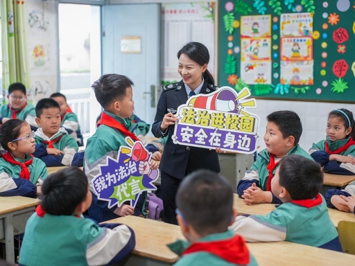 安全教育进校园(来源:新华社).jpeg 安全教育进校园(来源:新华社).jpeg
